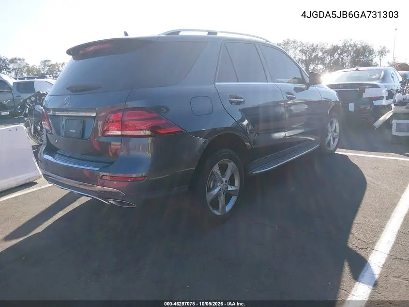 2016 MERCEDES GLE VIN 4JGDA5JB6GA731303 — фото 4