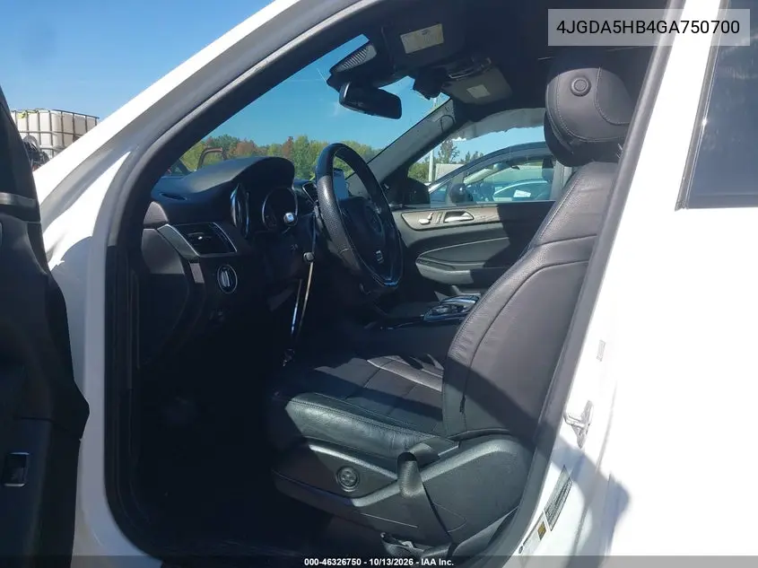 2016 MERCEDES GLE VIN 4JGDA5HB4GA750700 — фото 5