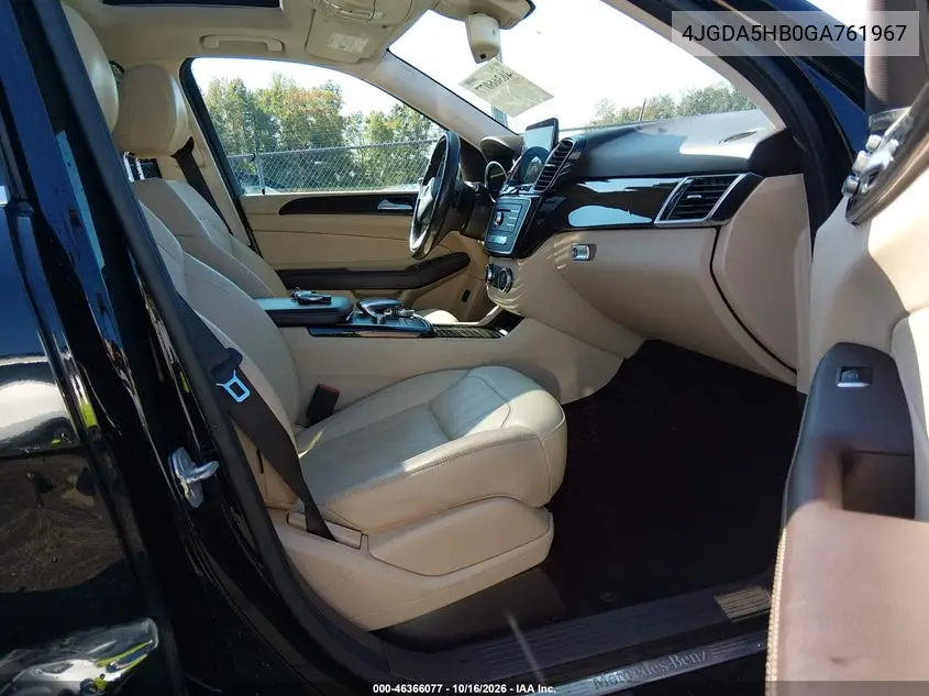 2016 MERCEDES GLE VIN 4JGDA5HB0GA761967 — фото 5