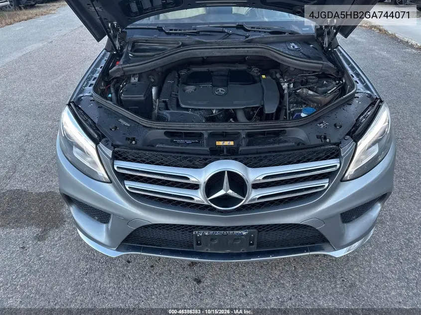 2016 MERCEDES GLE VIN 4JGDA5HB2GA744071 — фото 10