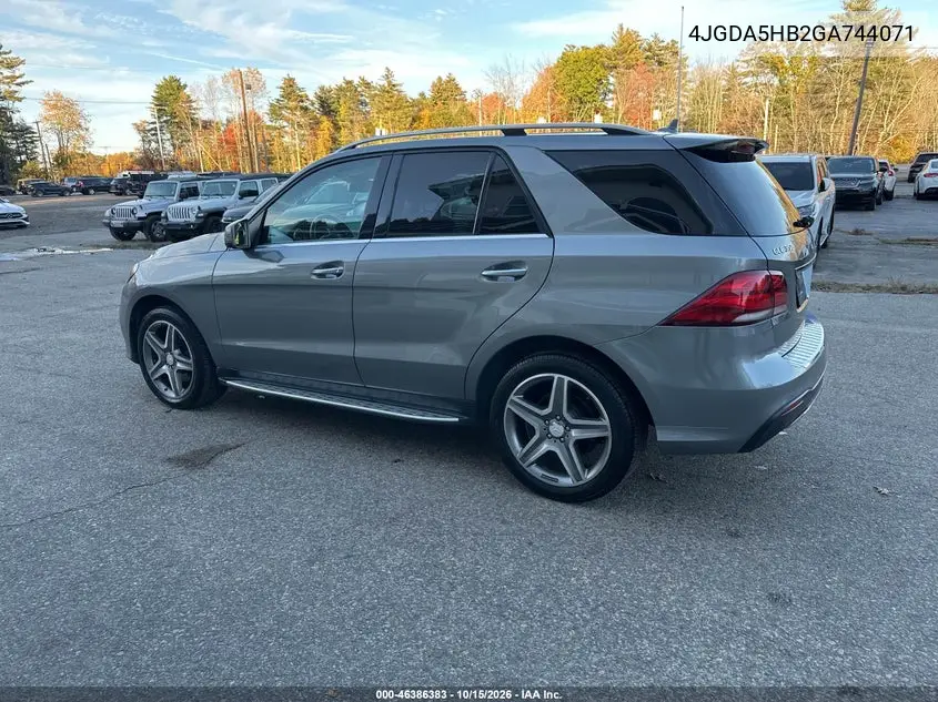 2016 MERCEDES GLE VIN 4JGDA5HB2GA744071 — фото 3