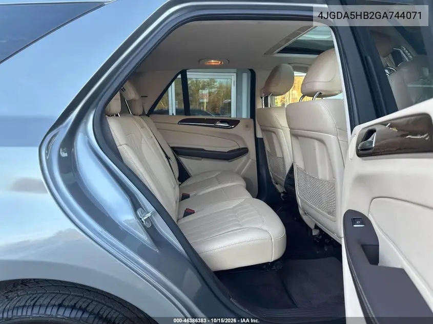 2016 MERCEDES GLE VIN 4JGDA5HB2GA744071 — фото 8