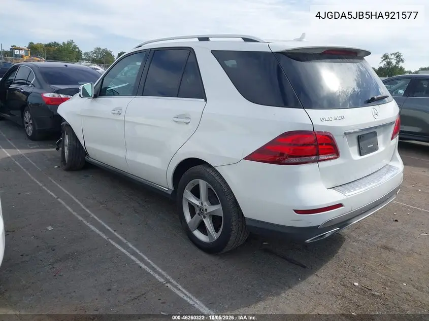 2017 MERCEDES GLE VIN 4JGDA5JB5HA921577 — фото 3
