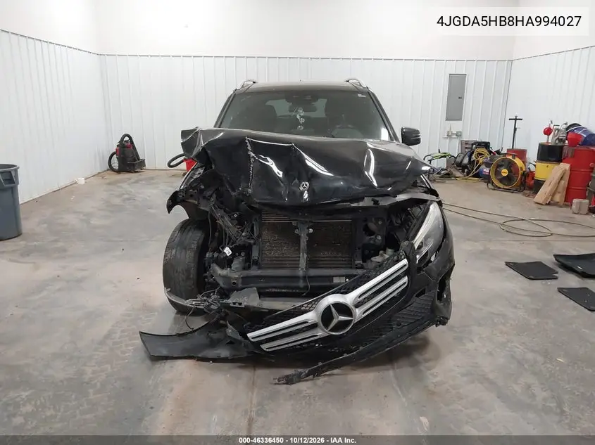 2017 MERCEDES GLE VIN 4JGDA5HB8HA994027 — фото 12