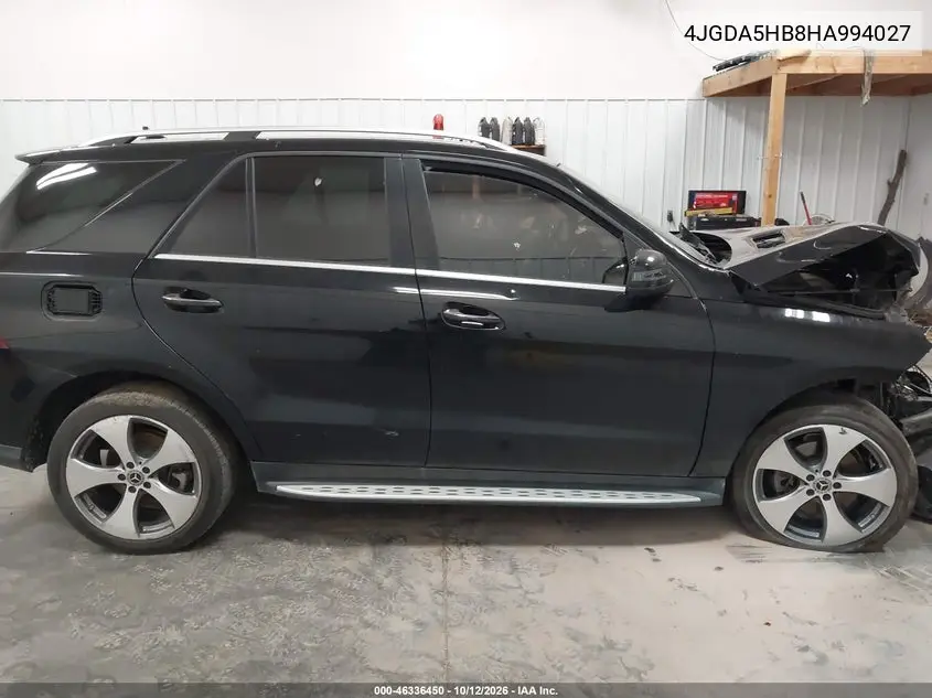 2017 MERCEDES GLE VIN 4JGDA5HB8HA994027 — фото 13