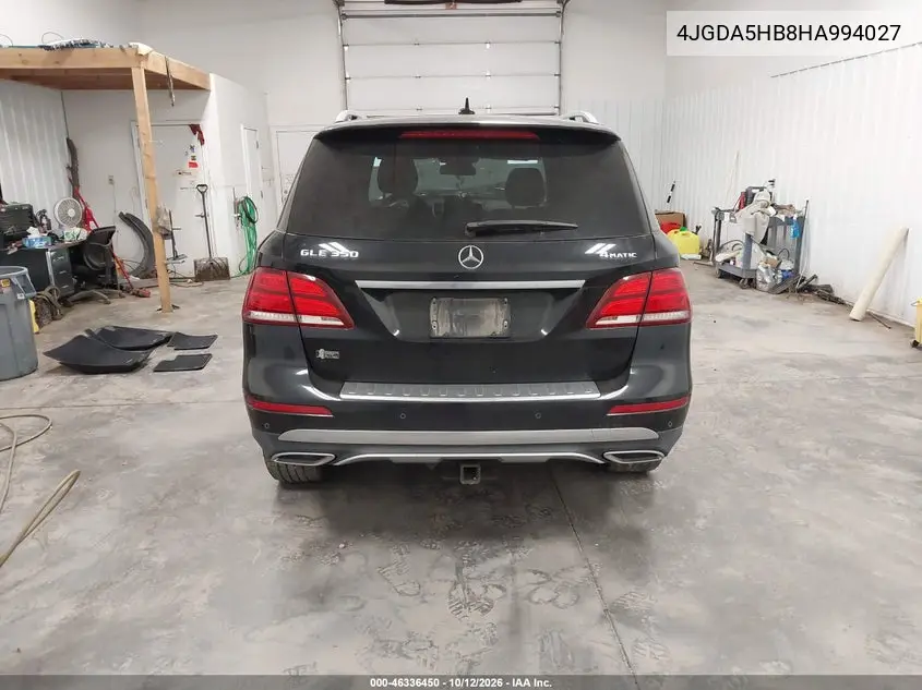 2017 MERCEDES GLE VIN 4JGDA5HB8HA994027 — фото 16