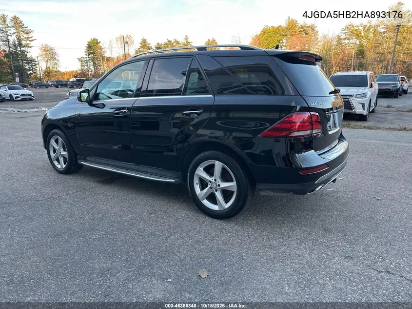 2017 MERCEDES GLE VIN 4JGDA5HB2HA893176 — фото 3