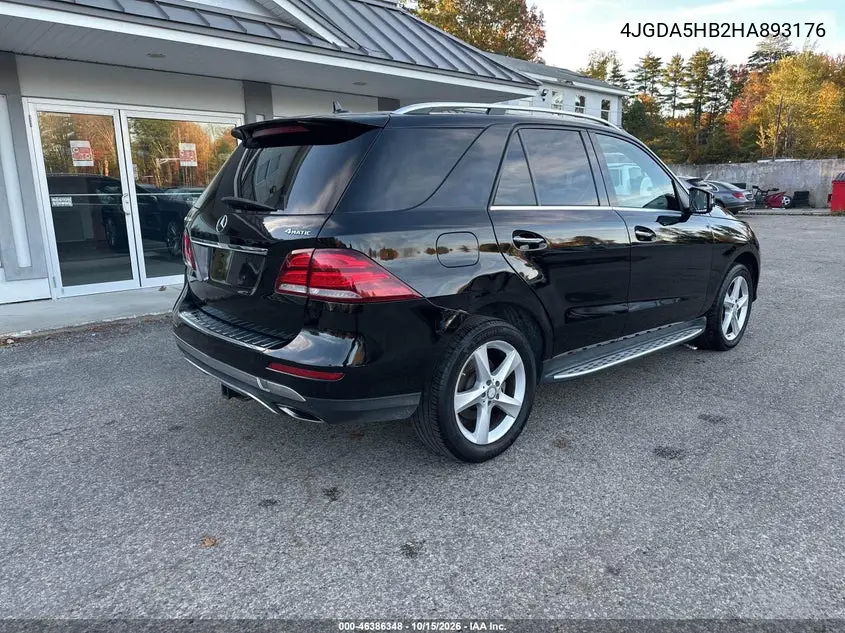 2017 MERCEDES GLE VIN 4JGDA5HB2HA893176 — фото 4