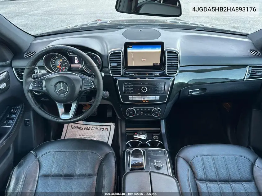 2017 MERCEDES GLE VIN 4JGDA5HB2HA893176 — фото 6