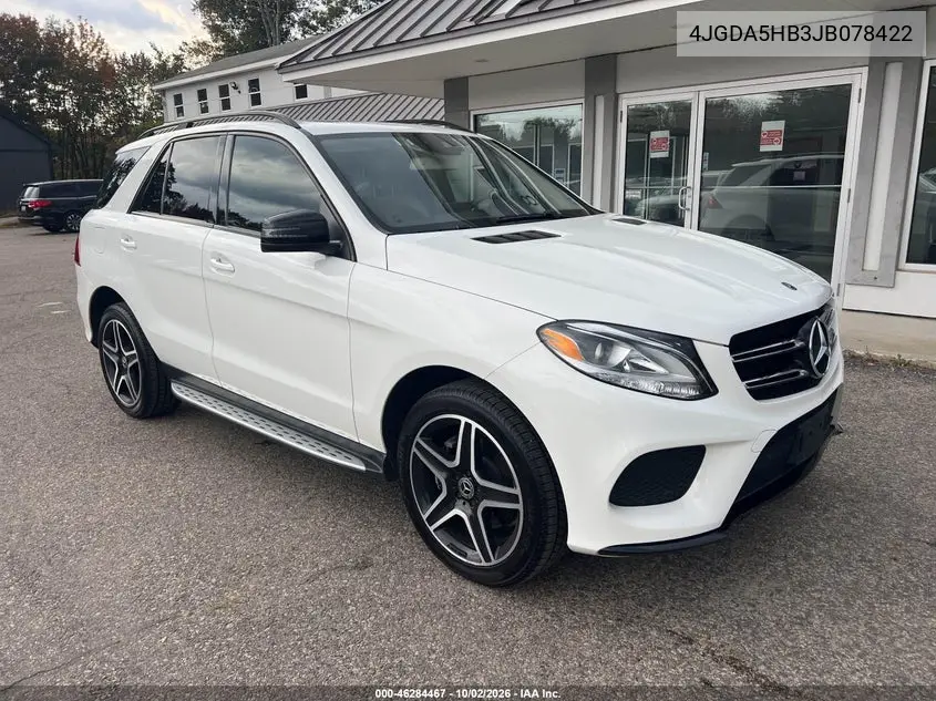 MERCEDES GLE 2018, VIN 4JGDA5HB3JB078422
