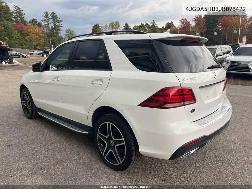 2018 MERCEDES GLE VIN 4JGDA5HB3JB078422 — фото 3