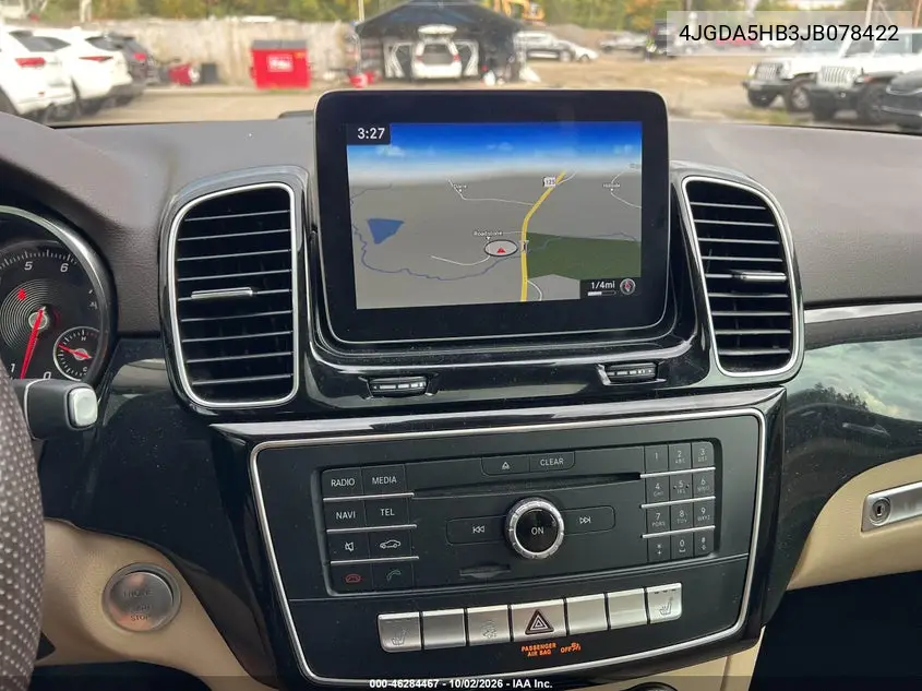 2018 MERCEDES GLE VIN 4JGDA5HB3JB078422 — фото 6