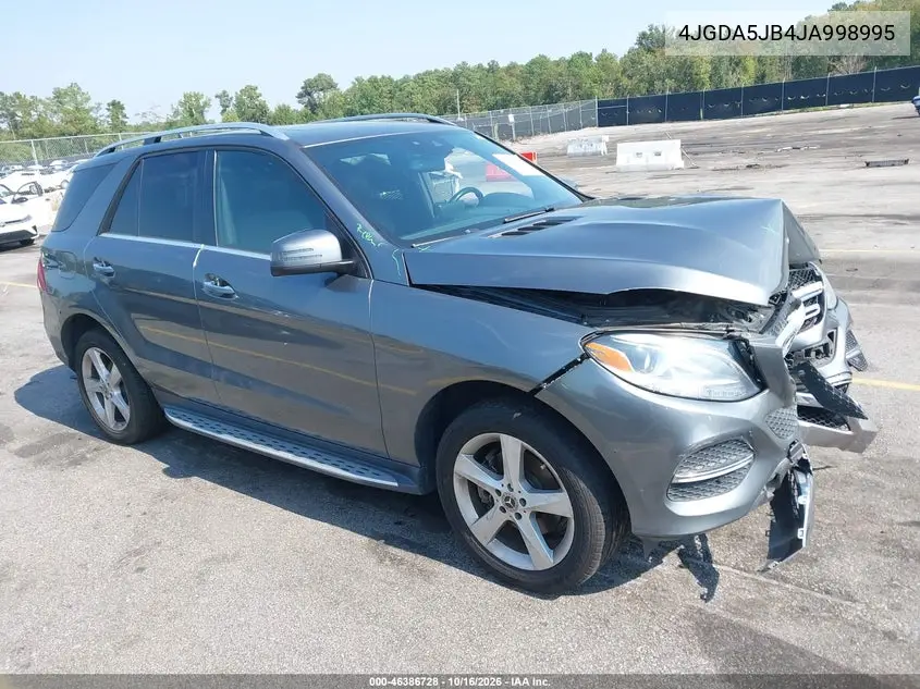 MERCEDES GLE 2018, VIN 4JGDA5JB4JA998995