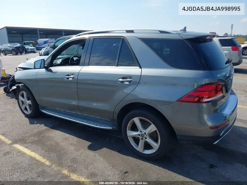 2018 MERCEDES GLE VIN 4JGDA5JB4JA998995 — фото 3