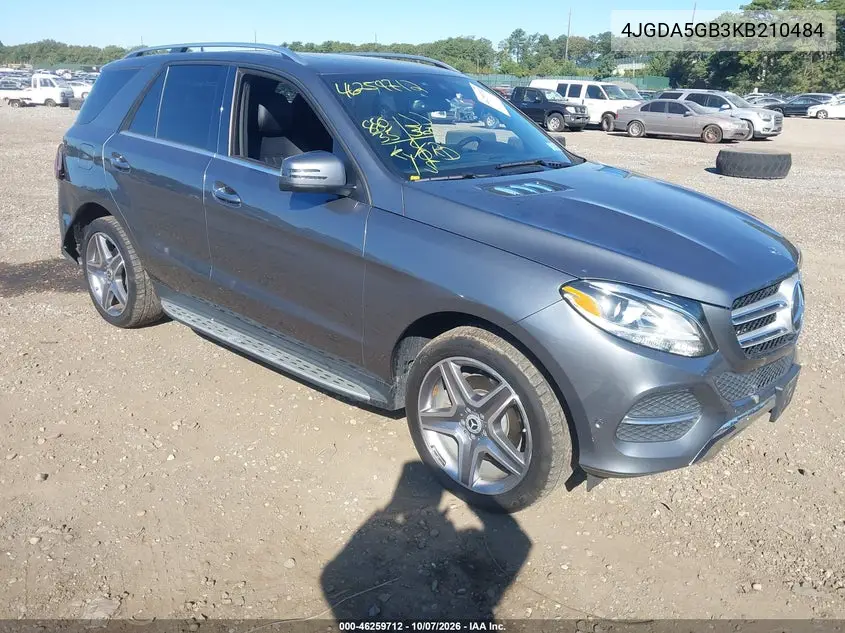 MERCEDES GLE 2019, VIN 4JGDA5GB3KB210484