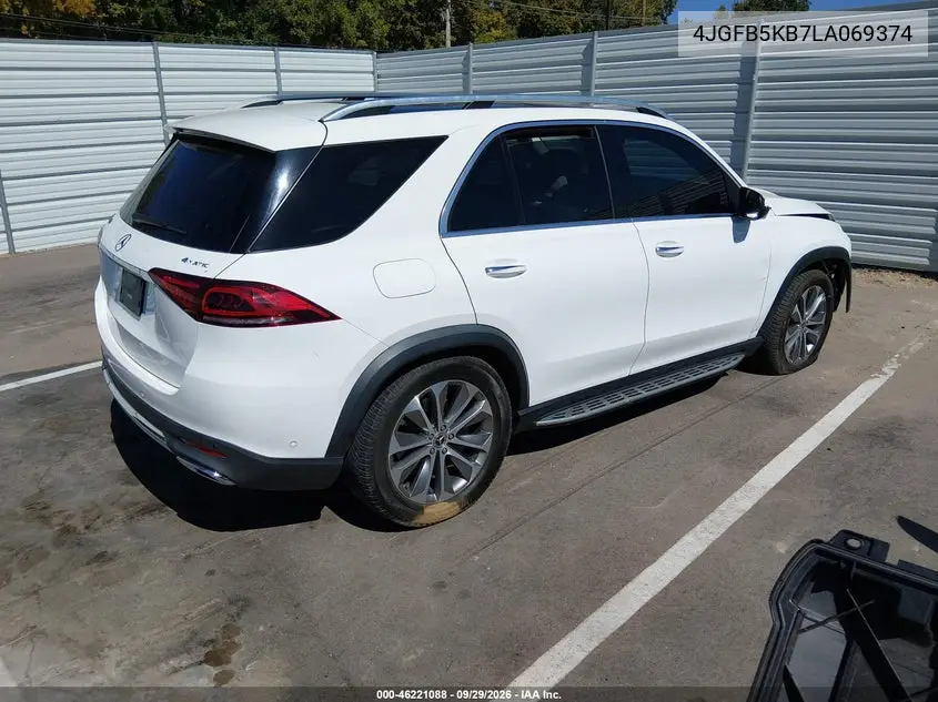 2020 MERCEDES GLE VIN 4JGFB5KB7LA069374 — фото 4