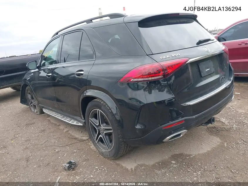2020 MERCEDES GLE VIN 4JGFB4KB2LA136294 — фото 3