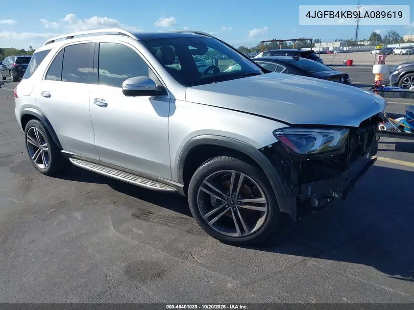 MERCEDES GLE 2020, VIN 4JGFB4KB9LA089619