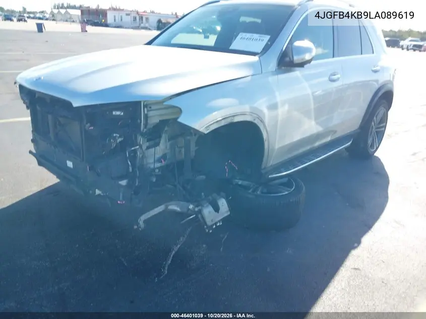 2020 MERCEDES GLE VIN 4JGFB4KB9LA089619 — фото 2