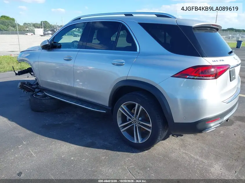 2020 MERCEDES GLE VIN 4JGFB4KB9LA089619 — фото 3