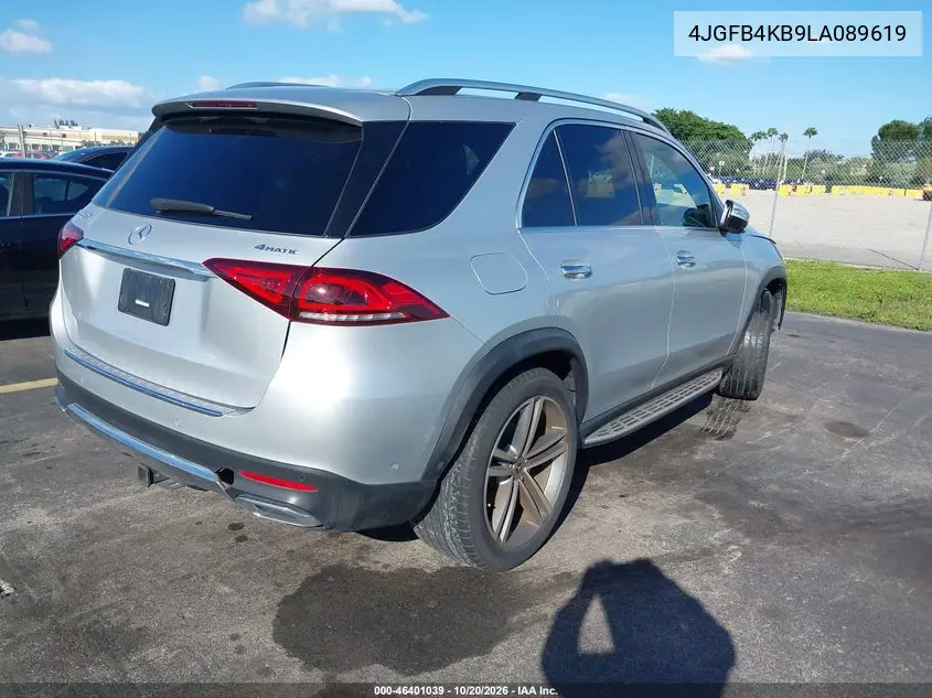 2020 MERCEDES GLE VIN 4JGFB4KB9LA089619 — фото 4