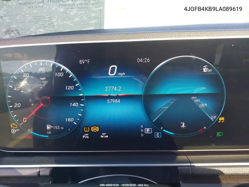 2020 MERCEDES GLE VIN 4JGFB4KB9LA089619 — фото 7