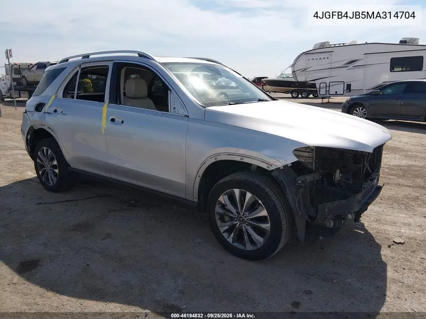 MERCEDES GLE 2021, VIN 4JGFB4JB5MA314704
