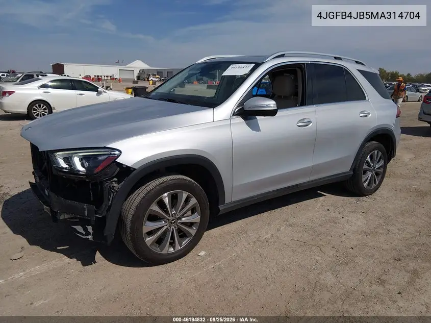 2021 MERCEDES GLE VIN 4JGFB4JB5MA314704 — фото 2