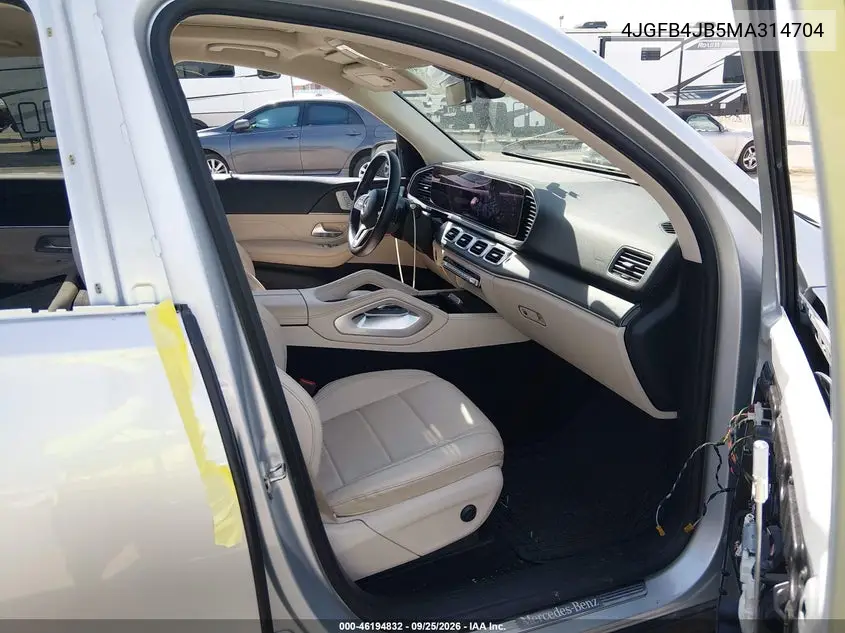 2021 MERCEDES GLE VIN 4JGFB4JB5MA314704 — фото 5
