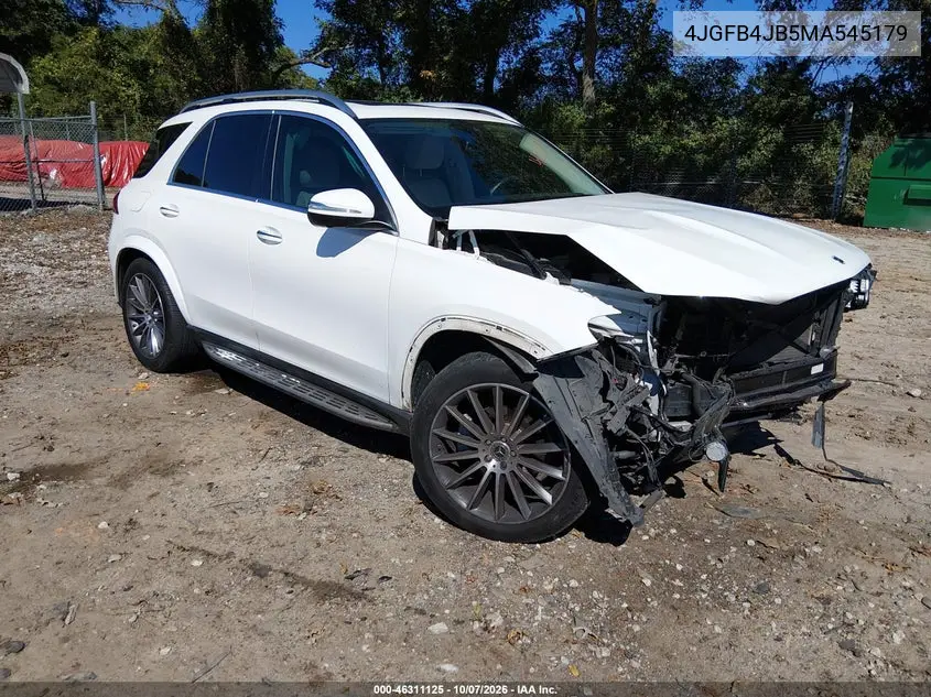 MERCEDES GLE 2021, VIN 4JGFB4JB5MA545179