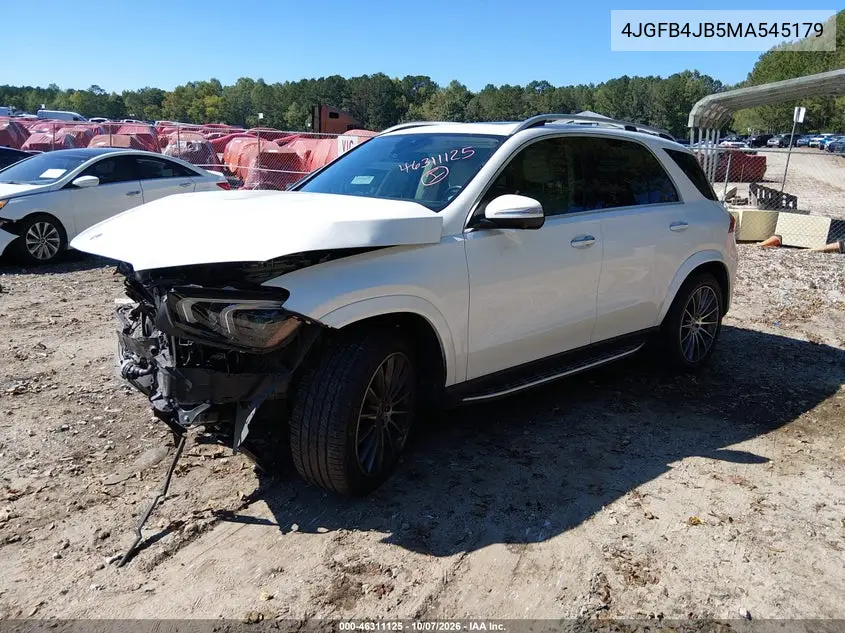 2021 MERCEDES GLE VIN 4JGFB4JB5MA545179 — фото 2