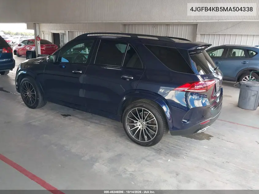 2021 MERCEDES GLE VIN 4JGFB4KB5MA504338 — фото 3