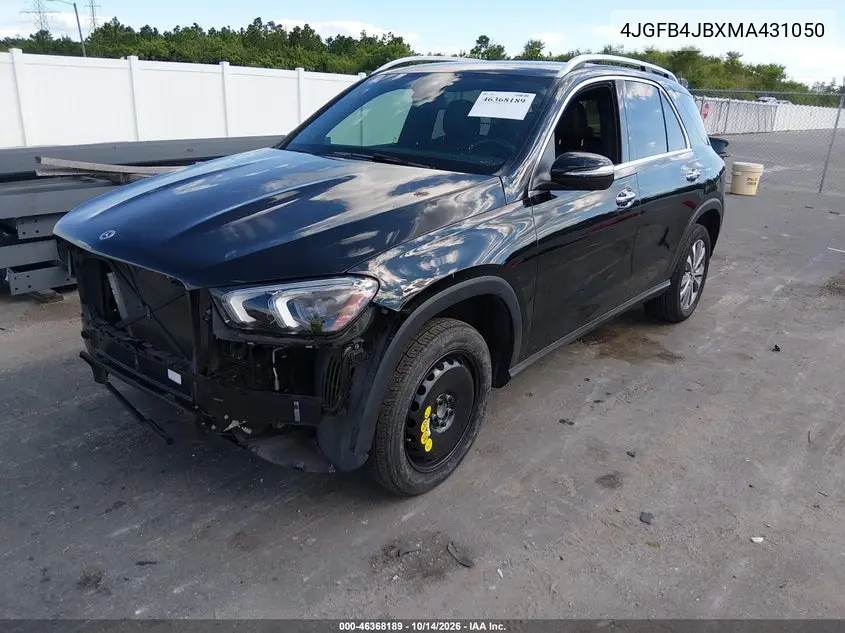 2021 MERCEDES GLE VIN 4JGFB4JBXMA431050 — фото 2