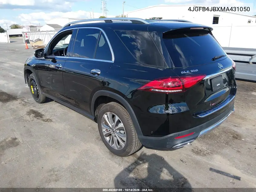 2021 MERCEDES GLE VIN 4JGFB4JBXMA431050 — фото 3