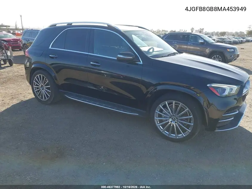 MERCEDES GLE 2021, VIN 4JGFB8GB8MA453949