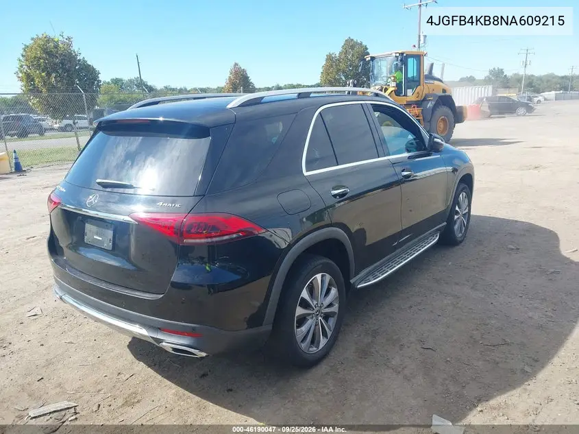 2022 MERCEDES GLE VIN 4JGFB4KB8NA609215 — фото 4