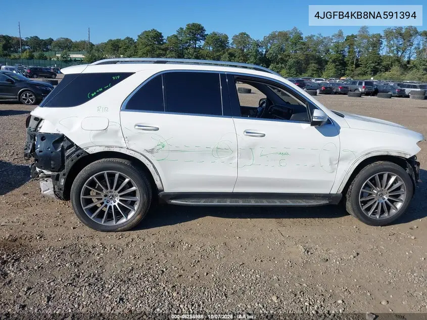 2022 MERCEDES GLE VIN 4JGFB4KB8NA591394 — фото 13