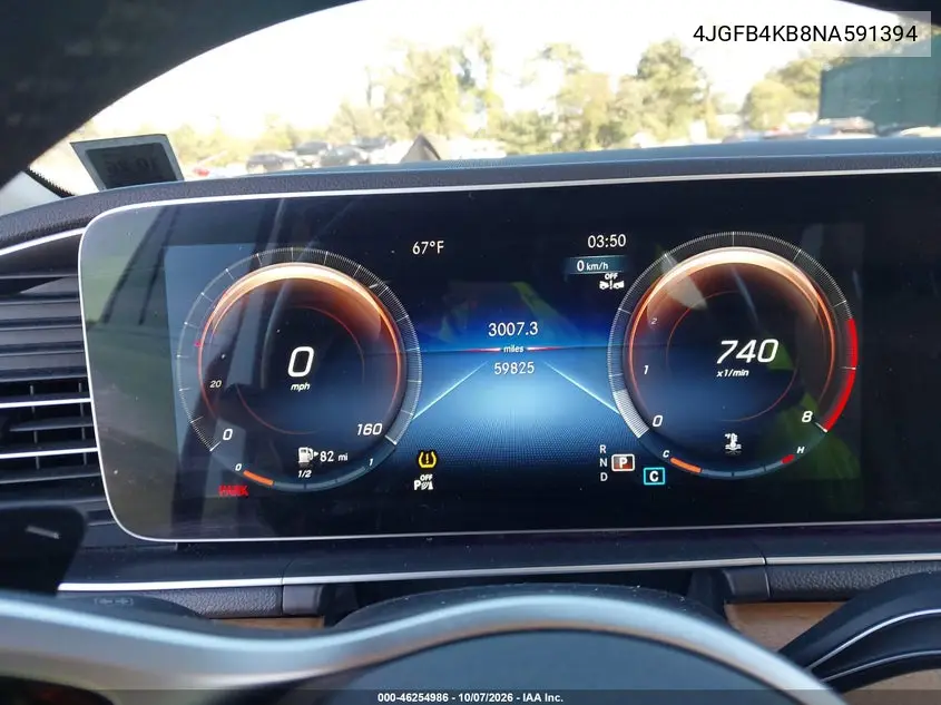 2022 MERCEDES GLE VIN 4JGFB4KB8NA591394 — фото 15