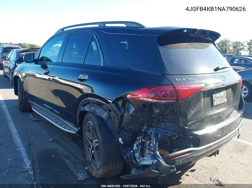 2022 MERCEDES GLE VIN 4JGFB4KB1NA790626 — фото 3
