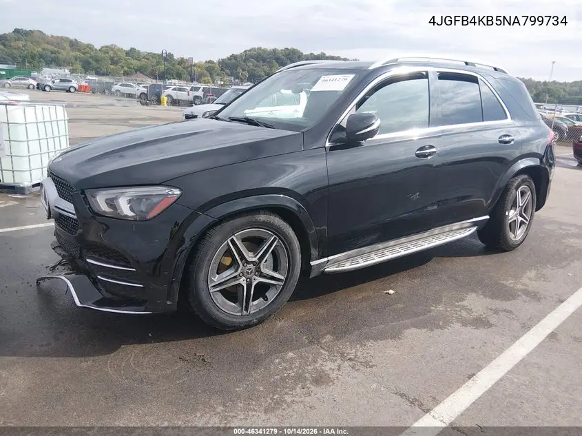 2022 MERCEDES GLE VIN 4JGFB4KB5NA799734 — фото 2