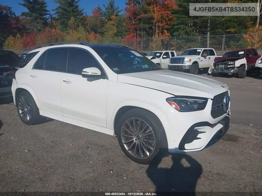 MERCEDES GLE 2026, VIN 4JGFB5KB4TB534350