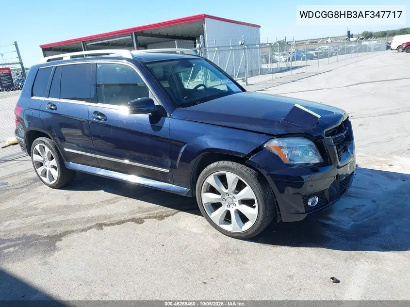 MERCEDES GLK-KLASSE 2010, VIN WDCGG8HB3AF347717