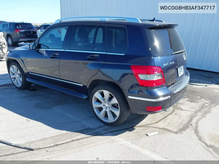 2010 MERCEDES GLK-KLASSE VIN WDCGG8HB3AF347717 — фото 3