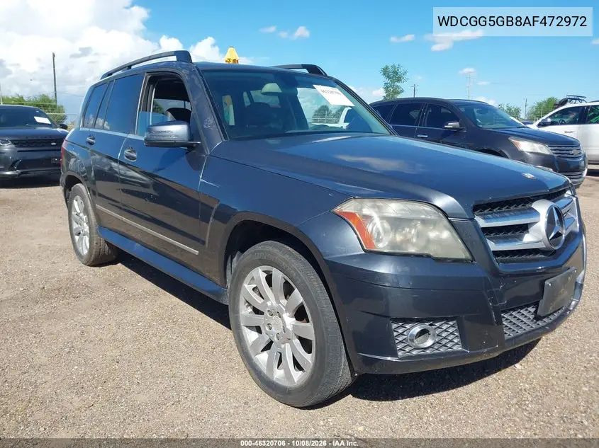 MERCEDES GLK-KLASSE 2010, VIN WDCGG5GB8AF472972