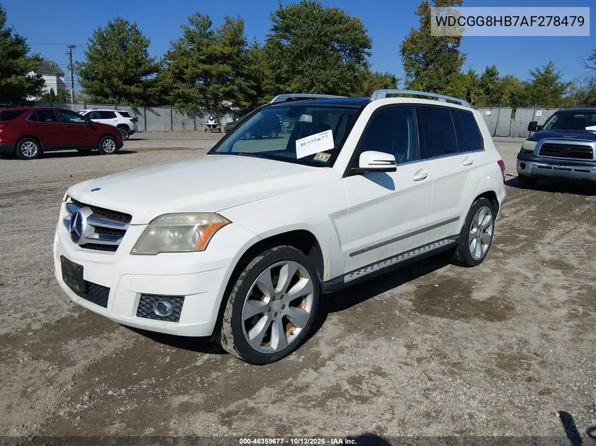 2010 MERCEDES GLK-KLASSE VIN WDCGG8HB7AF278479 — фото 2