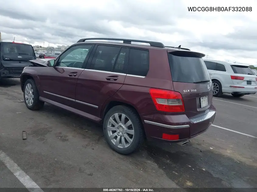 2010 MERCEDES GLK-KLASSE VIN WDCGG8HB0AF332088 — фото 3