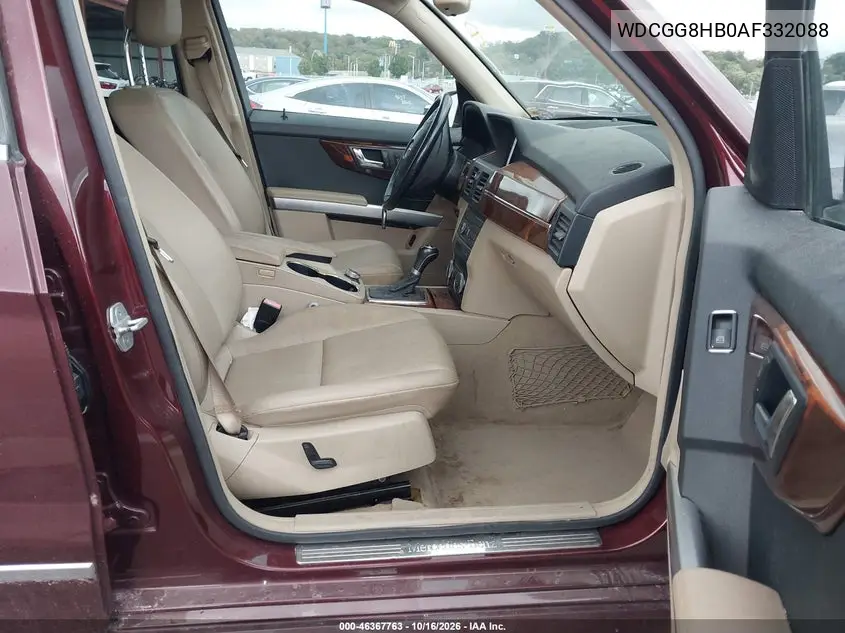 2010 MERCEDES GLK-KLASSE VIN WDCGG8HB0AF332088 — фото 5