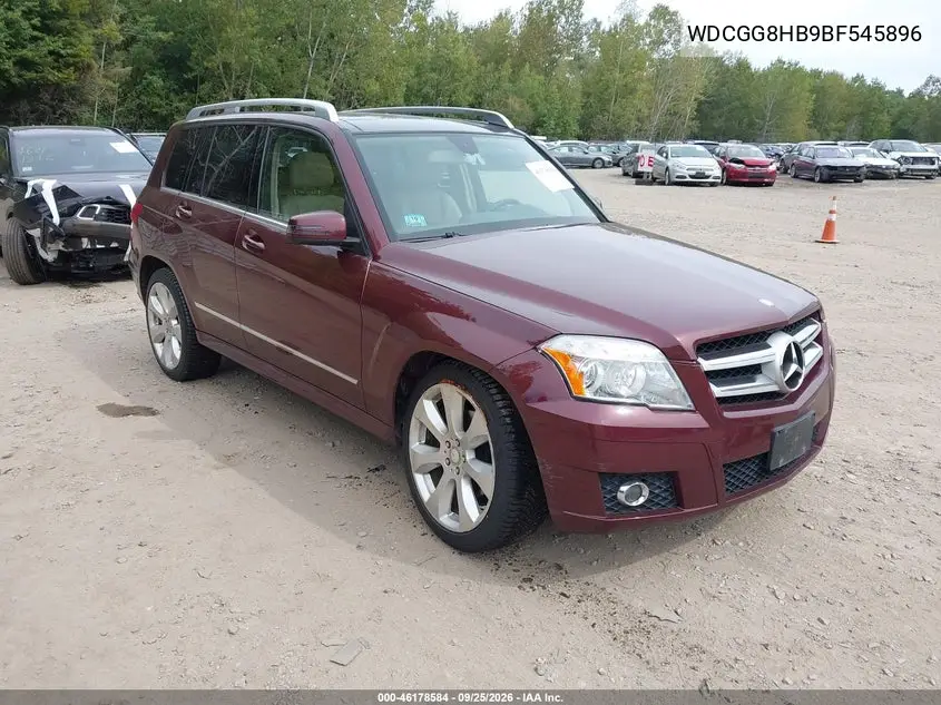 MERCEDES GLK-KLASSE 2011, VIN WDCGG8HB9BF545896