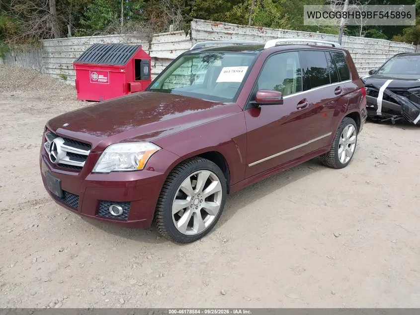 2011 MERCEDES GLK-KLASSE VIN WDCGG8HB9BF545896 — фото 2