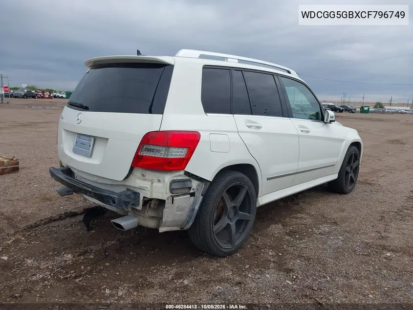 2012 MERCEDES GLK-KLASSE VIN WDCGG5GBXCF796749 — фото 4